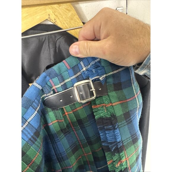 Vintage Prince Charlie Jacket & Vest + Kilt Hunting Robertson Ancient Tartan 44R - Picture 9 of 11